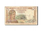France, 50 Francs, 50 F 1934-1940 Crs, 1939, 1939-03-09, KM:85b, TB+
