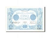 France, 5 Francs, 5 F 1912-1917 Bleu, 1912, 1912-09-19, KM:70, SUP