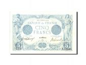 France, 5 Francs, 5 F 1912-1917 Bleu, 1916, KM:70, 1916-08-22, UNC(65-70)