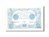 France, 5 Francs, 5 F 1912-1917 Bleu, 1916, KM:70, 1916-02-11, UNC(63)