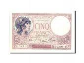 France, 5 Francs, 5 F 1917-1940 Violet, 1939, 1939-07-27, KM:83, SPL