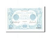 France, 5 Francs, 5 F 1912-1917 Bleu, 1915, KM:70, 1915-11-26, UNC(60-62)