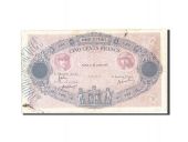 France, 500 Francs, 500 F 1888-1940 Bleu et Rose, 1917, KM:66g, 1917-07-25