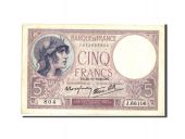 France, 5 Francs, 5 F 1917-1940 Violet, 1940, 1940-11-28, KM:83, TTB+