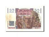 France, 50 Francs, 50 F 1946-1951 Le Verrier, 1947, 1947-06-12, KM:127b, TB