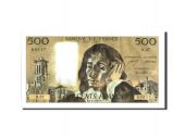France, 500 Francs, 500 F 1968-1993 Pascal, 1971, KM:156b, 1971-12-02