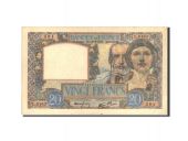France, 20 Francs, 20 F 1939-1942 Science et Travail, 1941, KM:92b