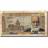France, 500 Francs, 500 F 1954-1958 Victor Hugo, 1954, KM:133a, 1954-01-07
