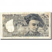 France, 50 Francs, 50 F 1976-1992 Quentin de La Tour, 1988, 1988, KM:152d