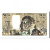France, 500 Francs, 500 F 1968-1993 Pascal, 1982, 1982-08-05, KM:156e, TTB+