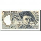 France, 50 Francs, 50 F 1976-1992 Quentin de La Tour, 1991, 1991, KM:152e