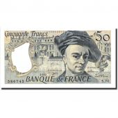 France, 50 Francs, 50 F 1976-1992 Quentin de La Tour, 1992, KM:152f, 1992