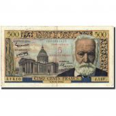 France, 5 Nouveaux Francs on 500 Francs, 5 NF 1959-1965 Victor Hugo, 1958