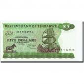 Zimbabwe, 5 Dollars, 1983, KM:2c, 1983, AU(55-58)