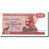 Zimbabwe, 10 Dollars, 1983, 1983, KM:3d, SPL