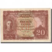 MALAYA, 20 Cents, 1941, 1941-07-01, KM:9b, SUP