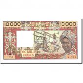 West African States, 10,000 Francs, Undated (1977-92), KM:109Ak, NEUF