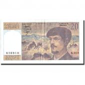 France, 20 Francs, 20 F 1980-1997 Debussy, 1985, KM:151a, 1985, EF(40-45)