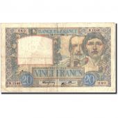 France, 20 Francs, 20 F 1939-1942 Science et Travail, 1940, 1940-10-17