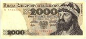 Banknote, Poland, 2000 Zlotych, 1977, 1977-05-01, KM:147a, AU(50-53)
