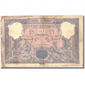 France, 100 Francs, 100 F 1888-1909 Bleu et Rose, 1906, 1906-07-26, KM:65d