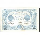 France, 5 Francs, 5 F 1912-1917 Bleu, 1916, KM:70, 1916-08-06, AU(55-58)