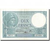 France, 10 Francs, 10 F 1916-1942 Minerve, 1939, 1939-08-17, KM:84, TTB+