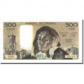 France, 500 Francs, 500 F 1968-1993 Pascal, 1986, KM:156e, 1986-02-06