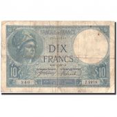 France, 10 Francs, 10 F 1916-1942 Minerve, 1917, KM:73a, 1917-03-23