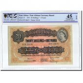 Billet, EAST AFRICA, 20 Shillings = 1 Pound, 1955, 1955-01-01, KM:35, Grade