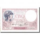 France, 5 Francs, 5 F 1917-1940 Violet, 1939, 1939-07-27, KM:83, TTB+