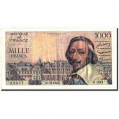 France, 1000 Francs, 1 000 F 1953-1957 Richelieu, 1956, 1956-10-04, KM:134a
