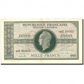 France, 1000 Francs, 1943-1945 Marianne, 1945, 1945, KM:107, TTB+