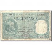 France, 20 Francs, 20 F 1916-1919 Bayard, 1917, 1917-02-03, B+