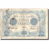 France, 5 Francs, 5 F 1912-1917 Bleu, 1912, 1912-12-05, VG(8-10)
