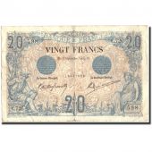 France, 20 Francs, 20 F 1874-1905 Noir, 1904, 1904-09-05, VF(20-25)