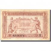 France, 1 Franc, 1917-1919 Army Treasury, 1919, 1919, AU(50-53), Fayette:VF4.7
