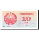 Banknote, Uzbekistan, 10 Sum, 1992, 1992, KM:64a, UNC(60-62)