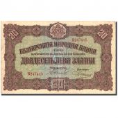 Billet, Bulgarie, 20 Leva Zlatni, 1917, 1917, KM:23a, SUP