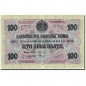 Billet, Bulgarie, 100 Leva Zlato, 1916, 1916, KM:20b, TTB+