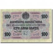 Banknote, Bulgaria, 100 Leva Zlato, 1916, 1916, KM:20b, AU(50-53)