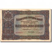 Billet, Bulgarie, 50 Leva Zlatni, 1917, 1917, KM:24a, TTB+