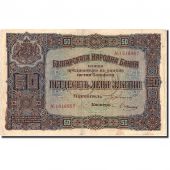 Billet, Bulgarie, 50 Leva Zlatni, 1917, 1917, KM:24a, TTB