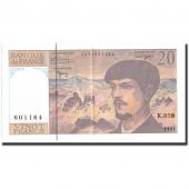 France, 20 Francs, 20 F 1980-1997 Debussy, 1997, 1997, SUP+, KM:151i