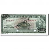 Banknote, Venezuela, 20 Bolivares, 1960-1966, Specimen TDLR, KM:43s3, UNC(65-70)
