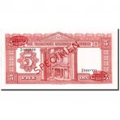 Banknote, Jordan, 5 Dinars, 1952, 1952, Specimen TDLR, KM:7s, UNC(65-70)