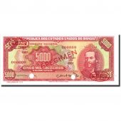 Banknote, Brazil, 5000 Cruzeiros, 1965, Specimen TDLR, KM:182a, UNC(65-70)