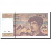 France, 20 Francs, 20 F 1980-1997 Debussy, 1997, 1997, UNC(60-62), KM:151i
