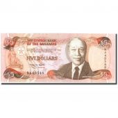 Banknote, Bahamas, 5 Dollars, 1974, KM:52a, UNC(60-62)