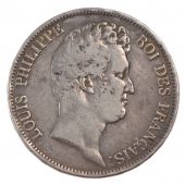 Louis Philippe I, 5 Francs Tte Nue sans le I